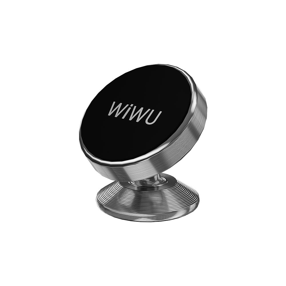 Wiwu CH003 360 Derece Dönebilen Magnetik Düz Zemin Versiyon Araç Telefon Tutucu Gri