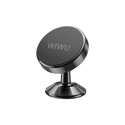 Wiwu CH003 360 Derece Dönebilen Magnetik Düz Zemin Versiyon Araç Telefon Tutucu Gri