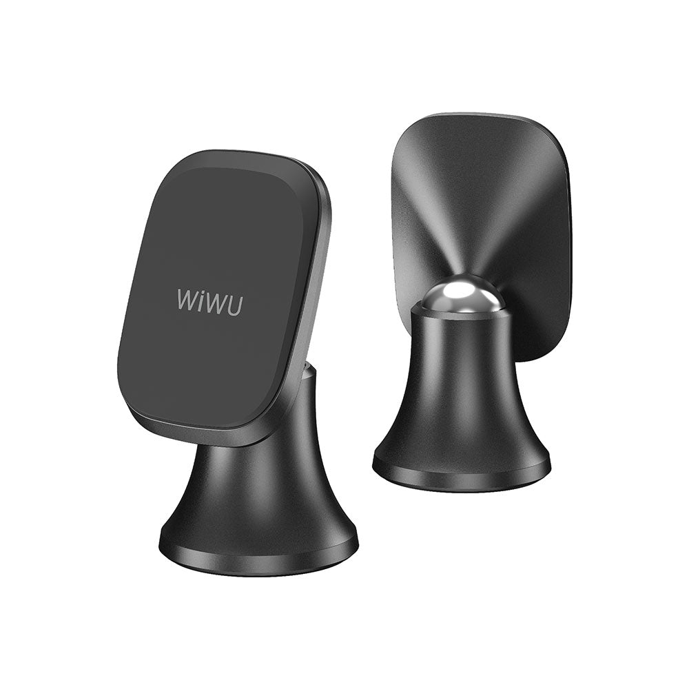 Wiwu CH005 360 Derece Dönebilen Magnetik Düz Zemin Versiyon Araç Telefon Tutucu Siyah