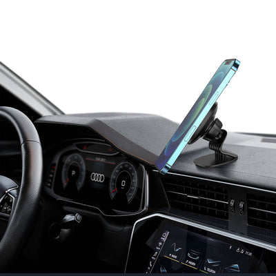 Wiwu CH007 360 Derece Dönebilen Magnetik Düz Zemin Versiyon Araç Telefon Tutucu Siyah