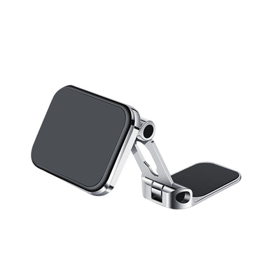 Wiwu CH023 360 Derece Dönebilen Magnetik Düz Zemin Versiyon Araç Telefon Tutucu Gümüş