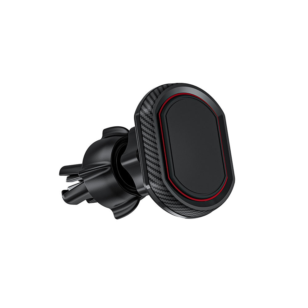 Wiwu CH040 360 Derece Dönebilen Havalandırma Tasarım Magnetik Araç Telefon Tutucu Siyah