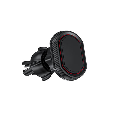 Wiwu CH040 360 Derece Dönebilen Havalandırma Tasarım Magnetik Araç Telefon Tutucu Siyah