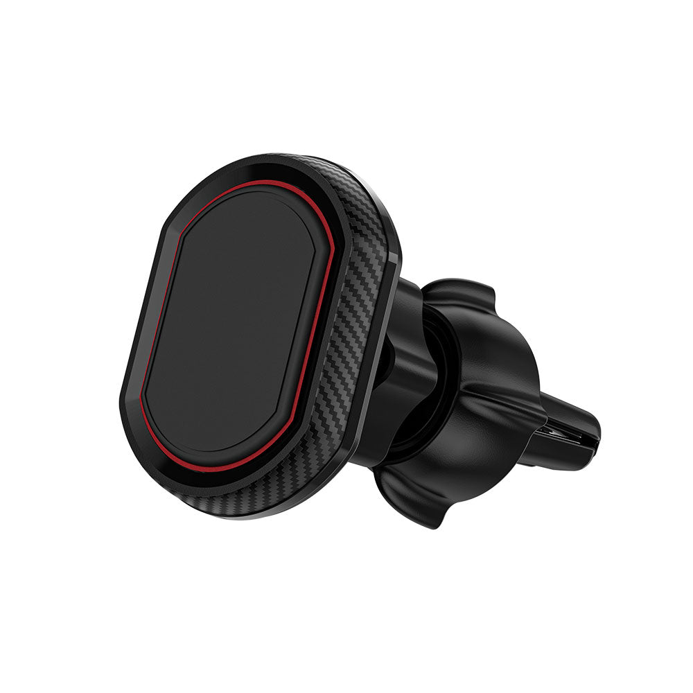 Wiwu CH040 360 Derece Dönebilen Havalandırma Tasarım Magnetik Araç Telefon Tutucu Siyah