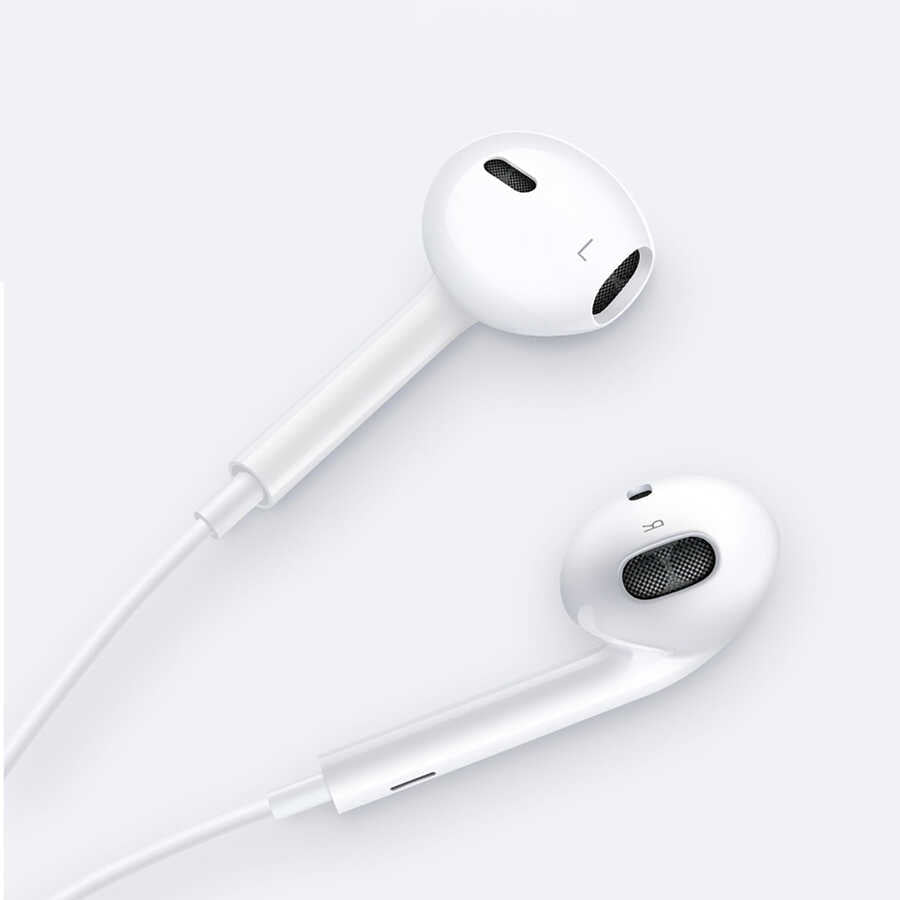 Wiwu Earbuds 302 Tak Çalıştır Lightning Kulaklık Beyaz