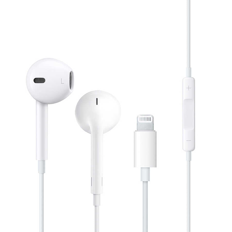 Wiwu Earbuds 302 Tak Çalıştır Lightning Kulaklık Beyaz