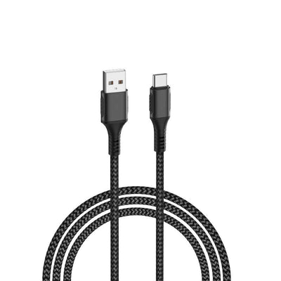 Wiwu F12 Kablo Phaeton Type-C Usb Kablo Siyah