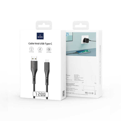 Wiwu G50 Vivid Type-C Usb Kablo Beyaz