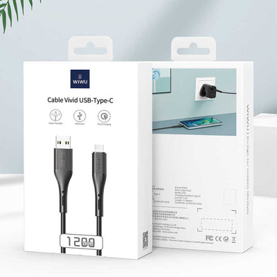 Wiwu G50 Vivid Type-C Usb Kablo Beyaz