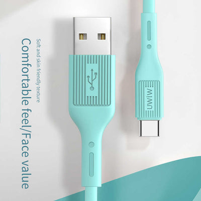Wiwu G50 Vivid Type-C Usb Kablo Mavi