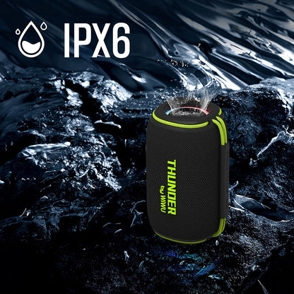 Wiwu H5 Su Geçirmez RGB Işıklı TWS Bluetooth Hoparlör v5.3 15W