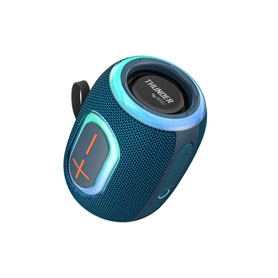 Wiwu H9 RGB Işıklı Askılı TWS Bluetooth Speaker Hoparlör v5.3 10W Mavi
