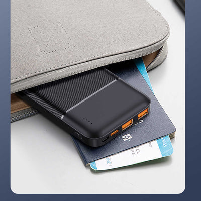 Wiwu JC-19 PD Hızlı Şarj Özellikli Şarj Göstergeli Powerbank 20W 10000mAh Siyah