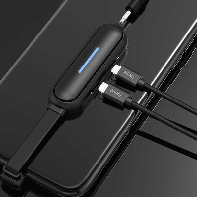 Wiwu LT06 Lightning Ses Adaptörü Gümüş