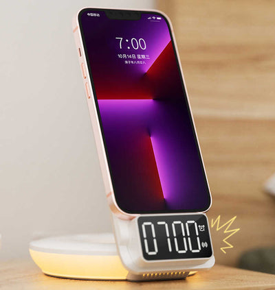 Wiwu M11 4 in 1 Kablosuz Şarj Standı Beyaz