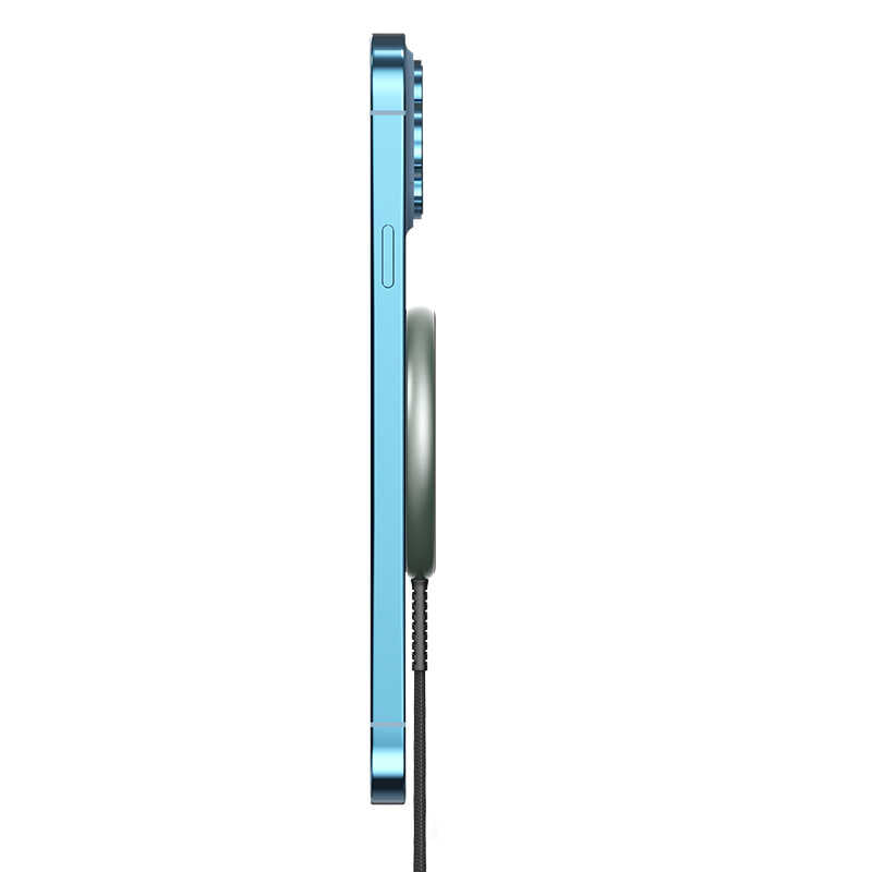 Wiwu M14 Intelligent Wireless Magnetik Şarj Ultra İnce Şeffaf 15W Android iOS Destekli Siyah