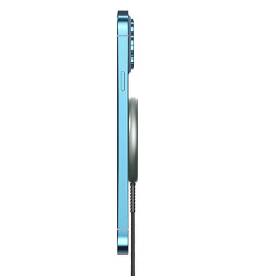 Wiwu M14 Intelligent Wireless Magnetik Şarj Ultra İnce Şeffaf 15W Android iOS Destekli Siyah