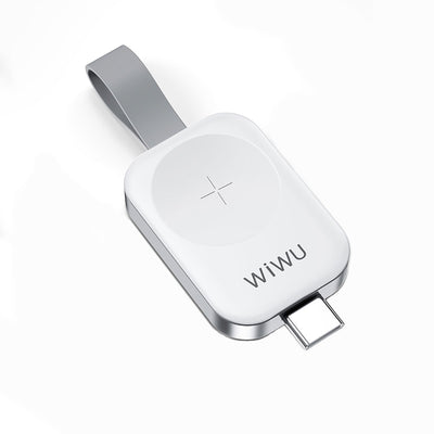 Wiwu M16 Pro Akıllı Saat Mini Wireless Magnetik Şarj Aleti 2.5W Beyaz