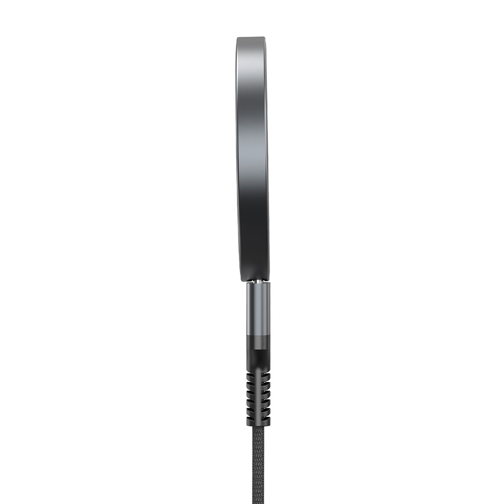 Wiwu M17 Magnetik Intelligent Transparan Wireless Şarj Ultra İnce Şeffaf 15W Android iOS Destekli Siyah