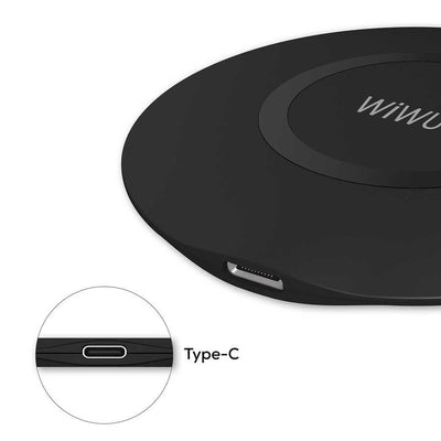 Wiwu M3 Wireless Magnetik Şarj 15W iOS Android Destekli Siyah