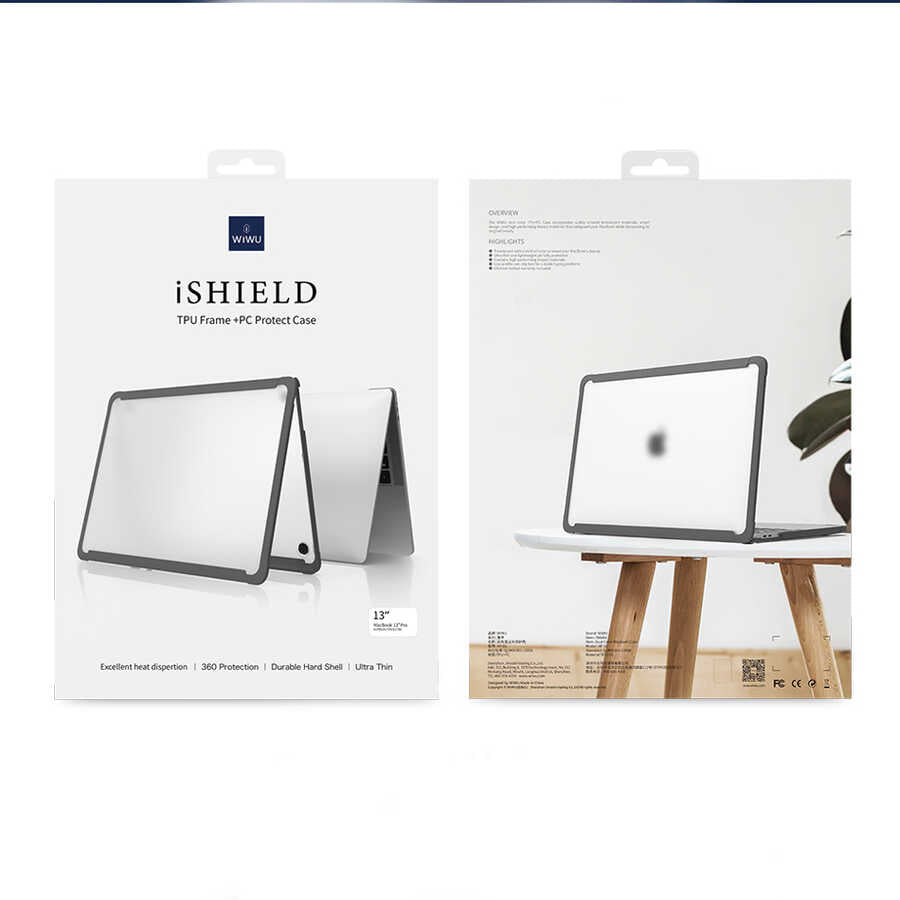 Apple Macbook 13.3' New Pro 2018 Wiwu Macbook HP-01 iShield Kapak Lacivert