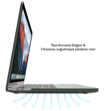 Apple Macbook 13.3' New Pro 2018 Wiwu Macbook HP-01 iShield Kapak Lacivert