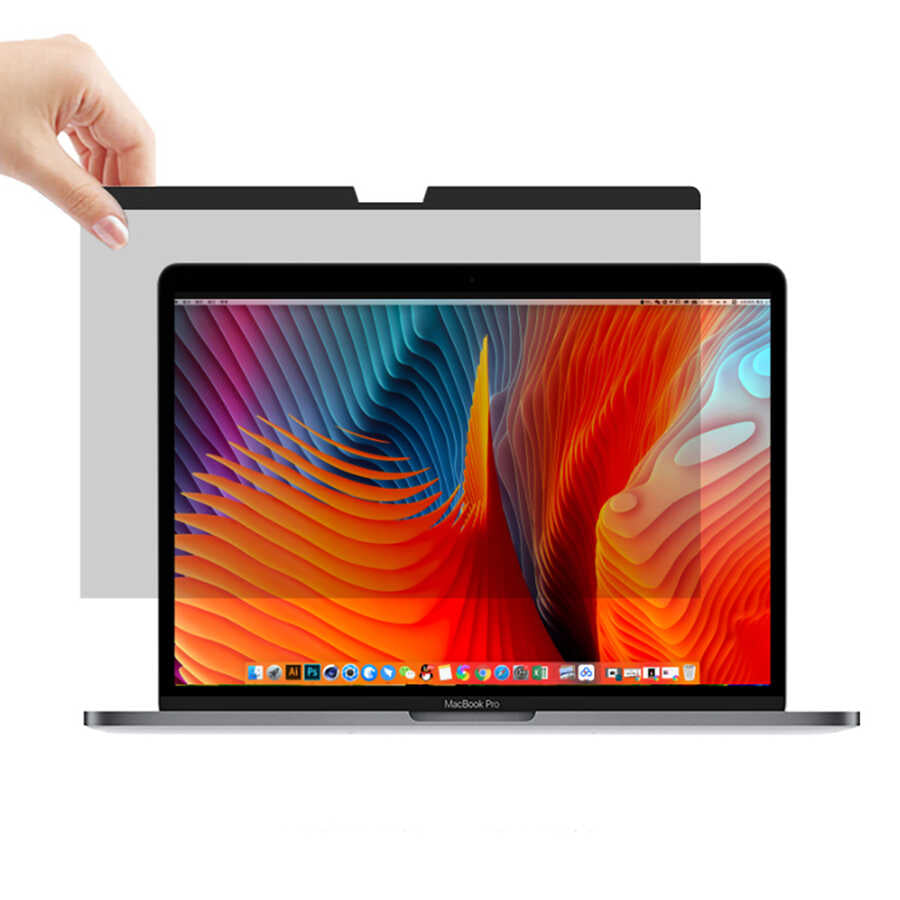 Macbook 16.2' 2021 Touch Bar Wiwu Mıknatıslı Privacy Ekran Koruyucu