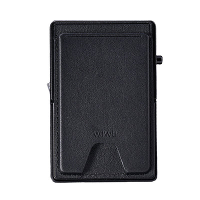 Wiwu MW-006 Tasarımlı 6 Hazneli PU Magnetik Standlı Kartlık Siyah