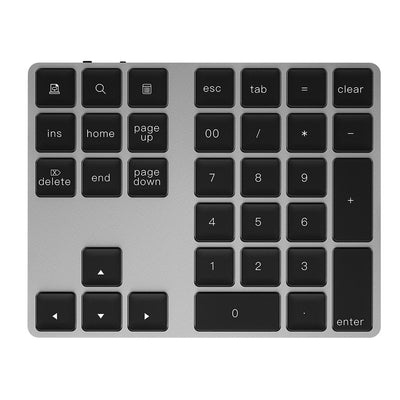 Wiwu NKB-02 Taşınabilir Wireless Sayısal Tuş Takımlı Ofis Keypad Gri
