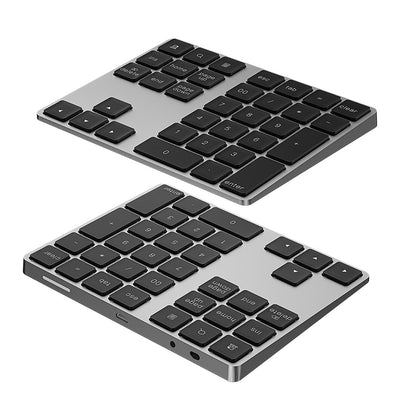 Wiwu NKB-02 Taşınabilir Wireless Sayısal Tuş Takımlı Ofis Keypad Gri