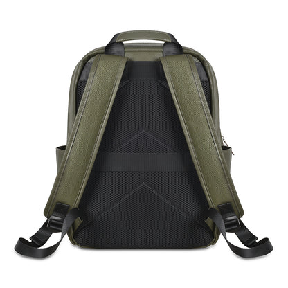 Wiwu Osun Serisi Metal Logolu PU Deri Laptop Sırt Çantası