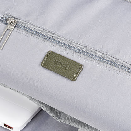 Wiwu Osun Serisi Metal Logolu PU Deri Laptop Sırt Çantası