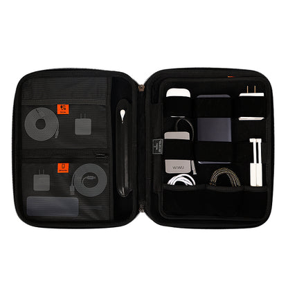 Wiwu Parallel Hardshell Serisi Darbe Emici Su Geçirmez 900D Polyester Kumaş 12.9 inç Laptop Çantası