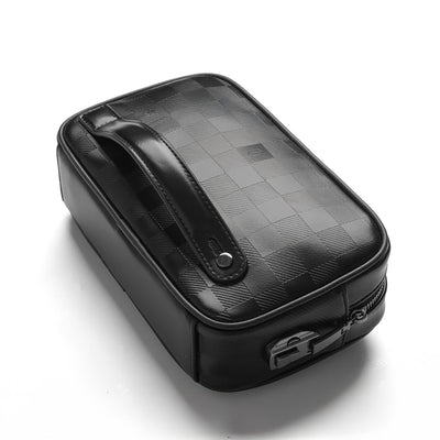 Wiwu Phantom Serisi Numerik Kilitli Yandan Fermuarlı Taşınabilir Mobil Aksesuar Çantası Siyah