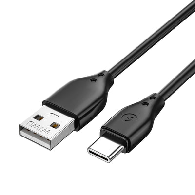 Wiwu Pioneer Wİ-C001 Ultra Esnek Type-C Usb Kablo 1M Siyah