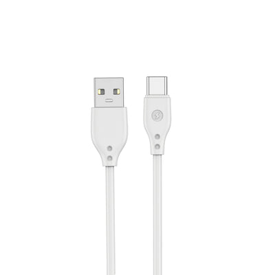 Wiwu Pioneer Wİ-C001 Ultra Esnek Type-C Usb Kablo 1M Siyah