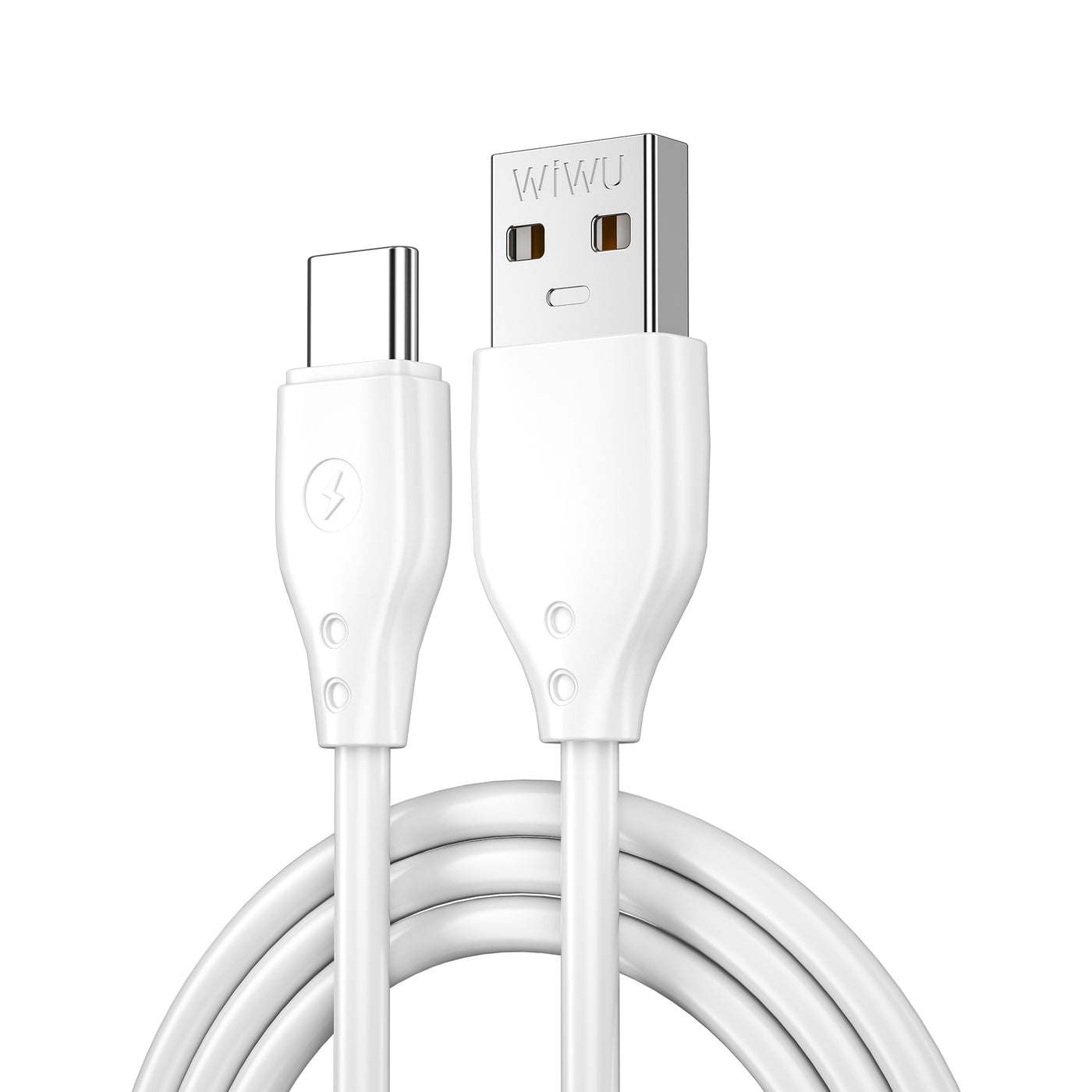 Wiwu Pioneer Wİ-C001 Ultra Esnek Type-C Usb Kablo 1M Beyaz