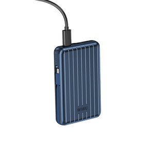 Wiwu PP03 Taşınabilir Wireless Şarj ve PD Hızlı Şarj Özellikli Powerbank 15W 10000mAh