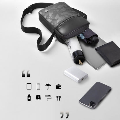 Wiwu Salem Serisi Sling Su Geçirmez Polyester Kumaş Çapraz Askılı Vücut Çantası