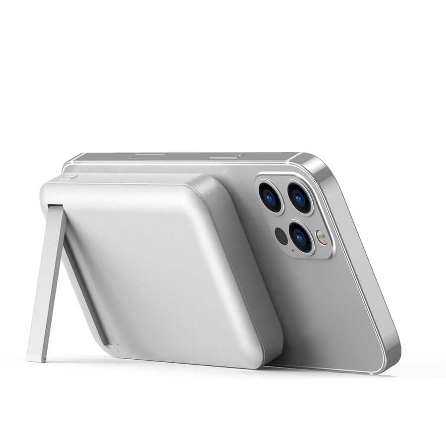 Wiwu SC10000 Magsafe Mıknatıslı Wireless Powerbank Beyaz