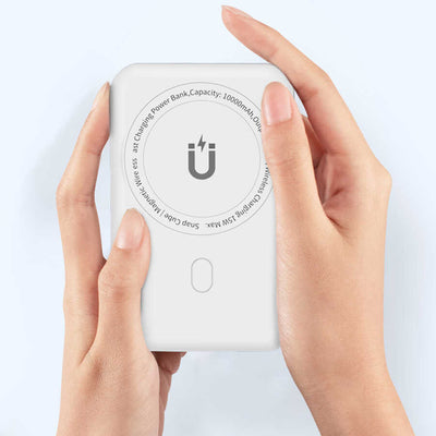 Wiwu SC10000 Magsafe Mıknatıslı Wireless Powerbank Beyaz
