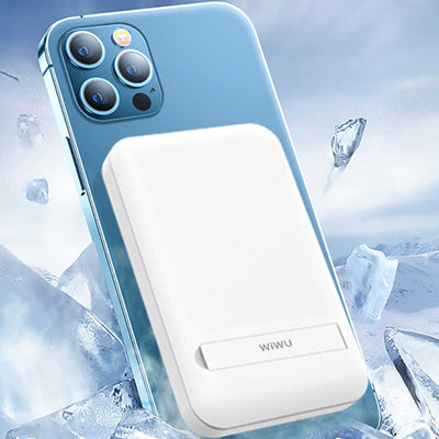 Wiwu SC10000 Magsafe Mıknatıslı Wireless Powerbank Beyaz