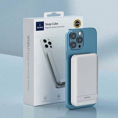 Wiwu SC10000 Magsafe Mıknatıslı Wireless Powerbank Beyaz
