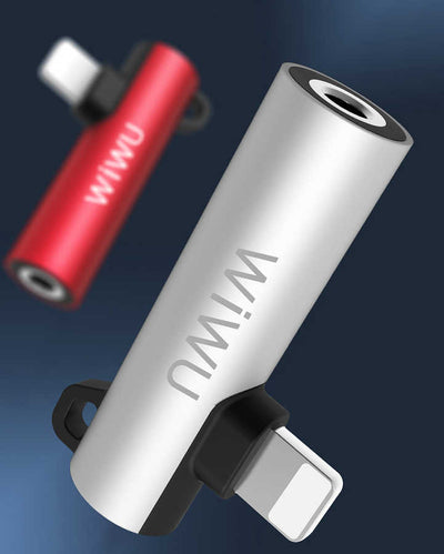 Wiwu ST03 Lightning Ses Adaptörü Kırmızı
