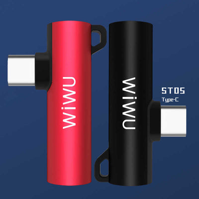 Wiwu ST05 Type-C Ses Adaptörü Gri