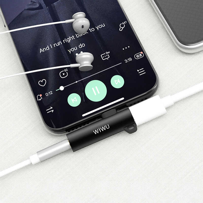 Wiwu ST05 Type-C Ses Adaptörü Kırmızı