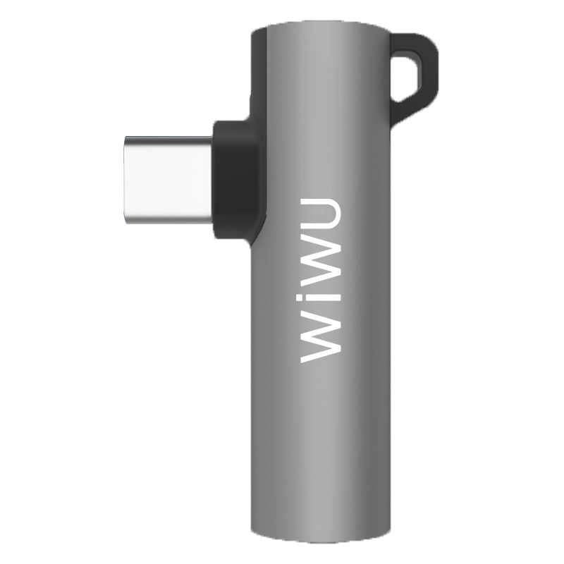 Wiwu ST05 Type-C Ses Adaptörü Gri