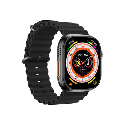 Wiwu SW01 Ultra Lite İOS ve Android Uyumlu Akıllı Saat Siyah