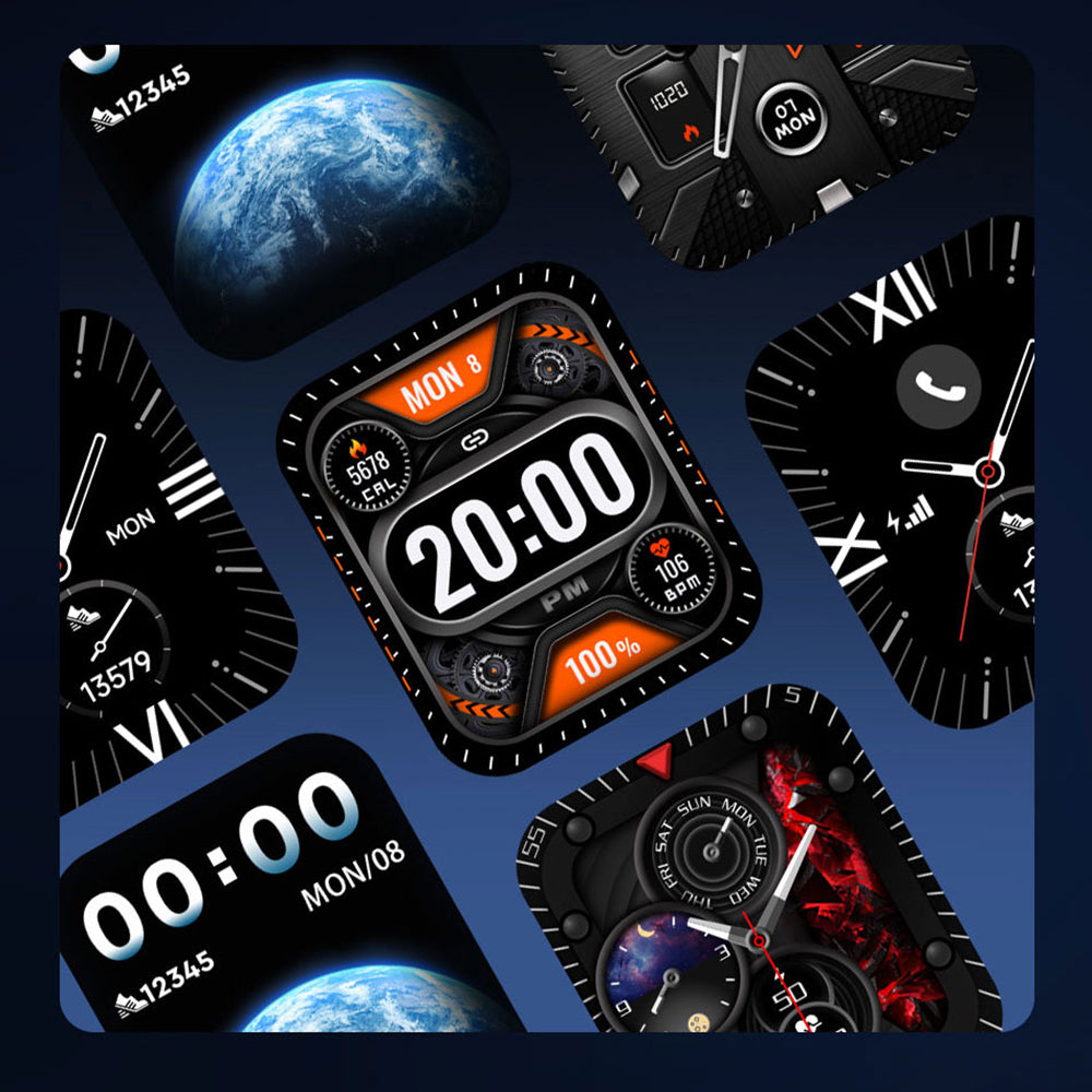 Wiwu SW05 Smart Watch İOS ve Android Uyumlu TFT Ekranlı IP68 Sertifikalı Akıllı Saat