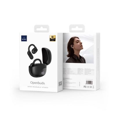 Wiwu T20 Openbuds TWS Kulak İçi Bluetooth v5.3 Kulaklık Krem